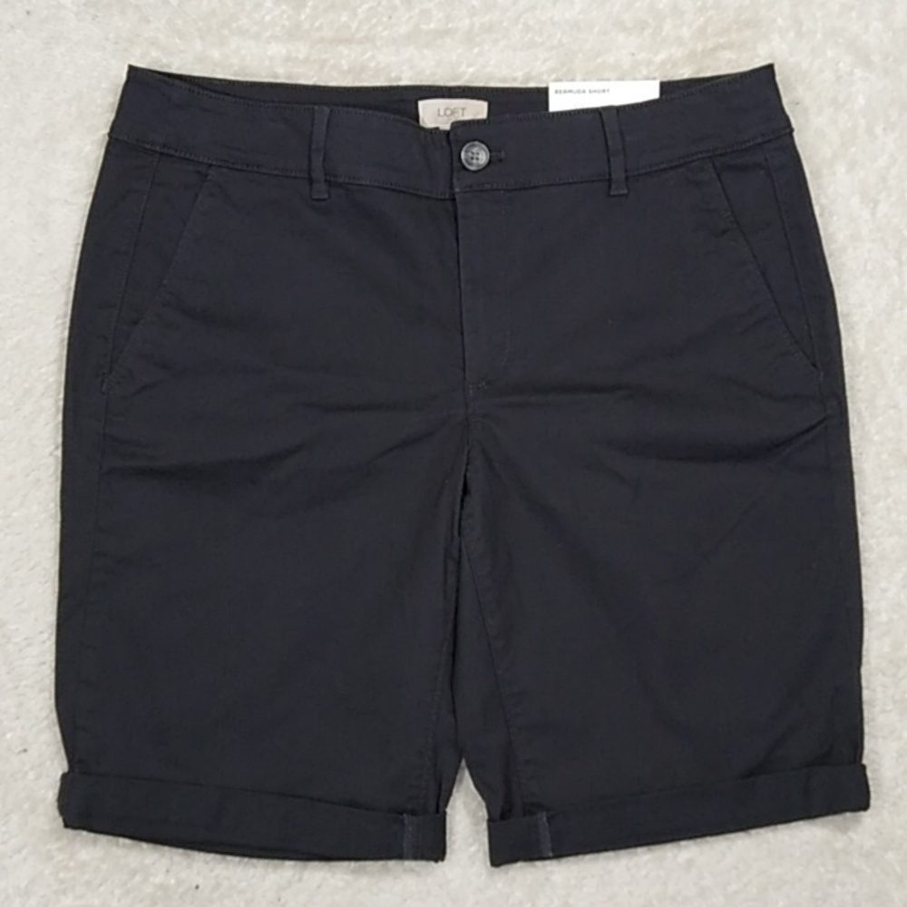 New Loft Bermuda Shorts size 12 Mid Rise